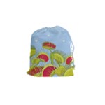 Blue Fly Trap Drawstring Pouch (Small)