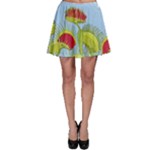 Blue Fly Trap Skater Skirt