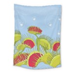 Blue Fly Trap Medium Tapestry