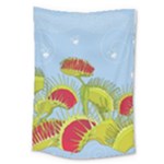 Blue Fly Trap Large Tapestry