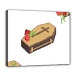 coffin emojis Deluxe Canvas 24  x 20  (Stretched)