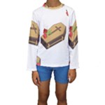 coffin emojis Kids  Long Sleeve Swimwear