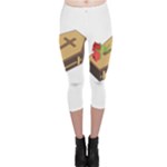 coffin emojis Capri Leggings 