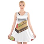 coffin emojis V-Neck Sleeveless Dress