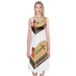 coffin emojis Midi Sleeveless Dress