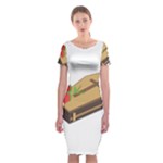 coffin emojis Classic Short Sleeve Midi Dress