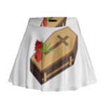 coffin emojis Mini Flare Skirt