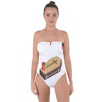 coffin emojis Tie Back One Piece Swimsuit