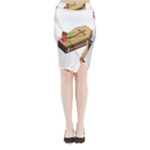 coffin emojis Midi Wrap Pencil Skirt