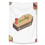 coffin emojis Large Tapestry