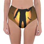 Friday 13th Zombie Reversible High-Waist Bikini Bottoms