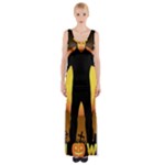 Friday 13th Zombie Maxi Thigh Split Dress