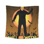 Friday 13th Zombie Square Tapestry (Small)