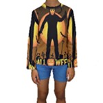 Friday 13th Zombie Kids  Long Sleeve Swimwear