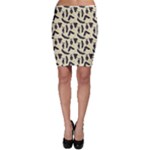 yellow bats Bodycon Skirt