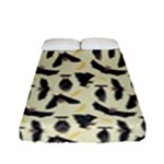 yellow bats Fitted Sheet (Full/ Double Size)