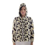 yellow bats Hooded Wind Breaker (Women)