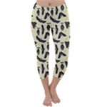 yellow bats Capri Winter Leggings 