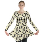 yellow bats Long Sleeve Tunic 