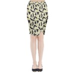 yellow bats Midi Wrap Pencil Skirt