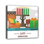 Happy Kwanzaa Gifts Mini Canvas 6  x 6  (Stretched)