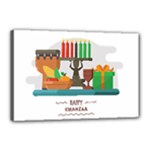 Happy Kwanzaa Gifts Canvas 18  x 12  (Stretched)