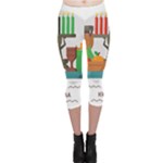 Happy Kwanzaa Gifts Capri Leggings 