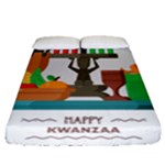 Happy Kwanzaa Gifts Fitted Sheet (Queen Size)