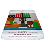 Happy Kwanzaa Gifts Fitted Sheet (California King Size)