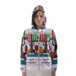 Happy Kwanzaa Gifts Hooded Wind Breaker (Women)