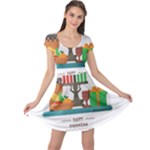 Happy Kwanzaa Gifts Cap Sleeve Dress