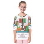 Happy Kwanzaa Gifts Kids  Quarter Sleeve Raglan Tee