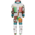 Happy Kwanzaa Gifts Hooded Jumpsuit (Men)