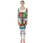 Happy Kwanzaa Gifts Long Sleeve Catsuit