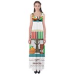 Happy Kwanzaa Gifts Empire Waist Maxi Dress