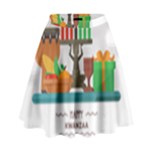 Happy Kwanzaa Gifts High Waist Skirt