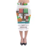 Happy Kwanzaa Gifts Midi Pencil Skirt