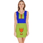 Kwanzaa Colorblock Bodycon Dress