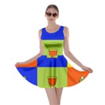 Kwanzaa Colorblock Skater Dress