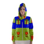 Kwanzaa Colorblock Hooded Wind Breaker (Women)