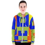 Kwanzaa Colorblock Women s Zipper Hoodie