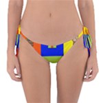 Kwanzaa Colorblock Reversible Bikini Bottom