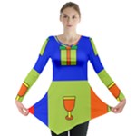 Kwanzaa Colorblock Long Sleeve Tunic 