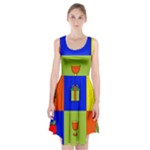 Kwanzaa Colorblock Racerback Midi Dress