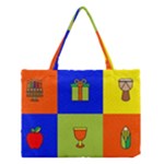 Kwanzaa Colorblock Medium Tote Bag