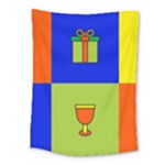 Kwanzaa Colorblock Medium Tapestry