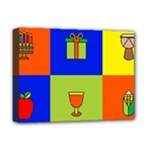 Kwanzaa Colorblock Deluxe Canvas 16  x 12  (Stretched) 