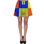 Kwanzaa Colorblock Skater Skirt