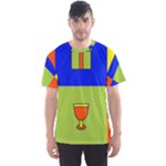 Kwanzaa Colorblock Men s Sports Mesh Tee