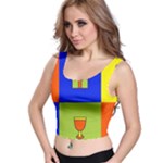 Kwanzaa Colorblock Crop Top